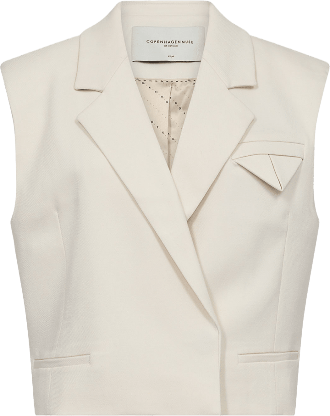 CMTAILOR-SHORT-WAISTCOAT, från Copenhagen Muse, i färgen Jet Stream.