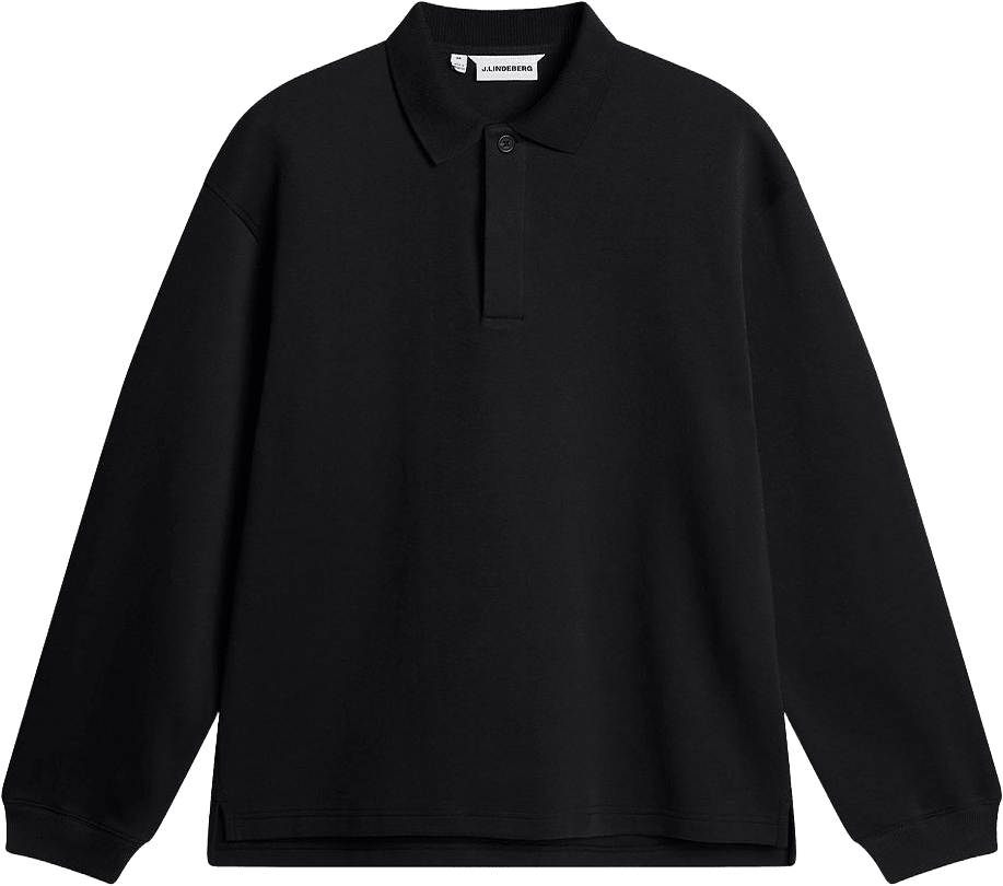 Cadan Polo Sweater, från J.Lindeberg, i färgen Black.