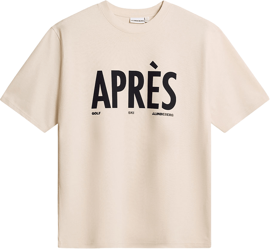 Hale Seasonal Logo T-shirt, från J.Lindeberg, i färgen Moonbeam.