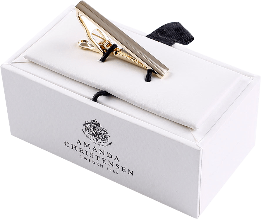 Tie clip, från Amanda Christensen, i färgen Gold.