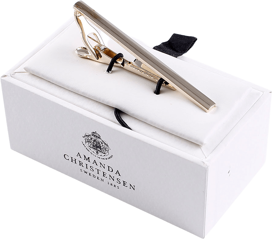 Tie clip, från Amanda Christensen, i färgen Gold.