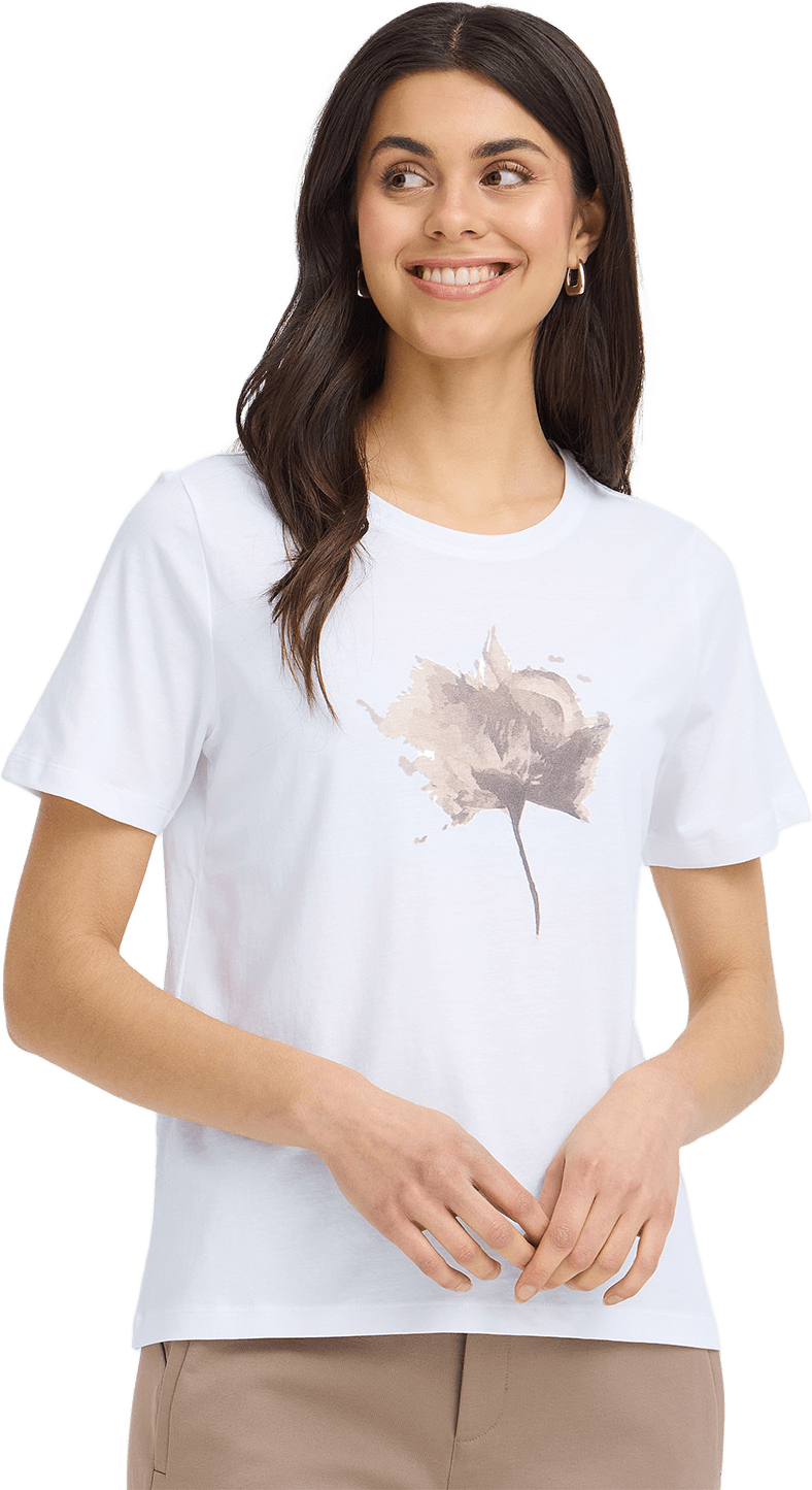 Frfrancesca Tee 1, från Fransa, i färgen Savannah Tann Flower.