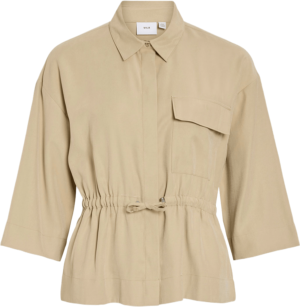 VISIFFA Skjorta, från Vila, i färgen Travertine.