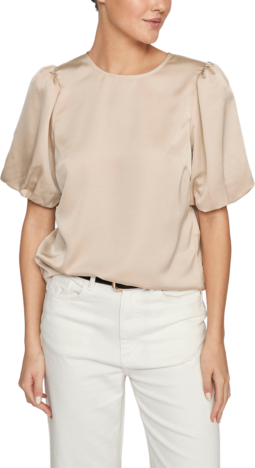 VIELLETTE Topp, från Vila, i färgen Cement.