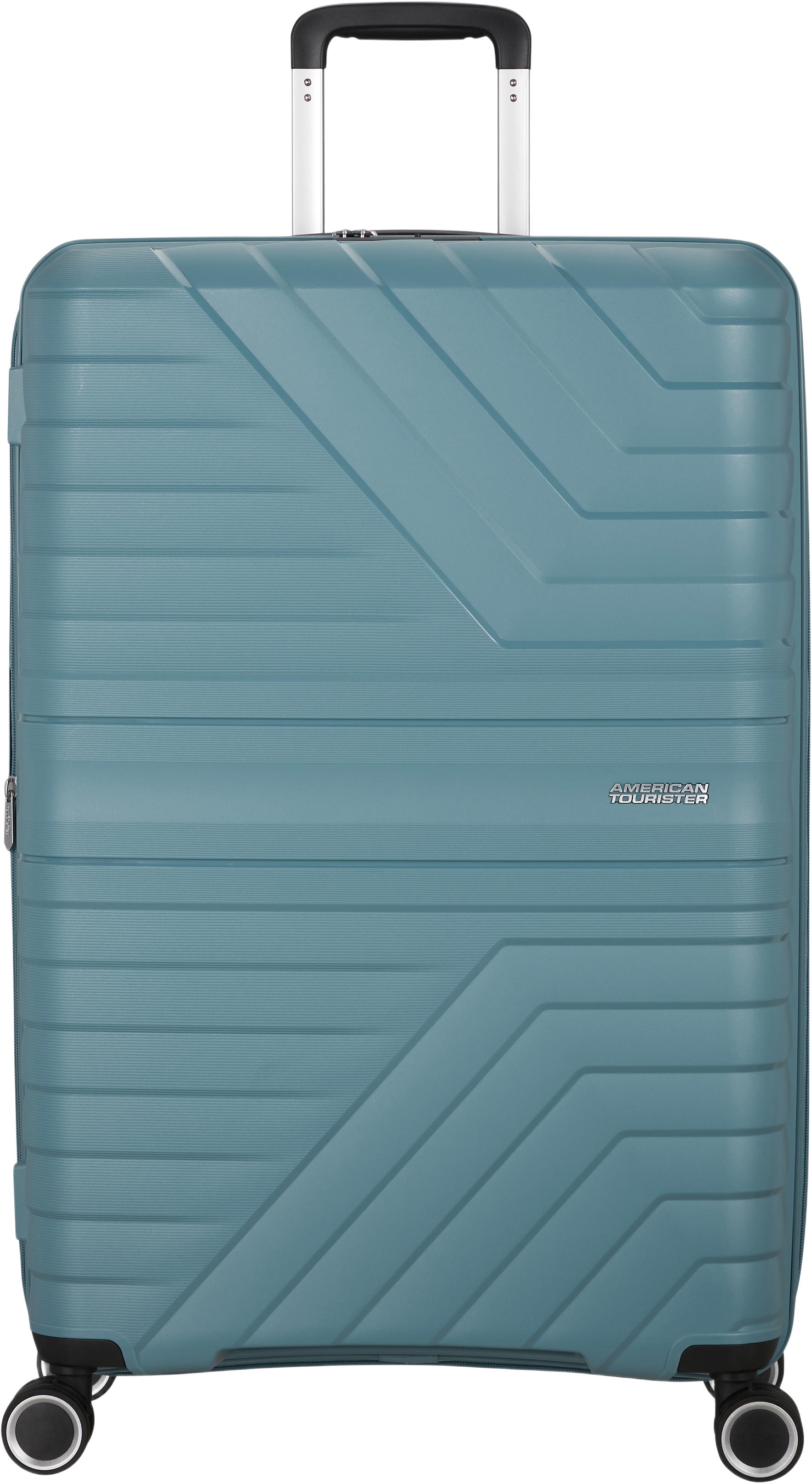 Resväska 78 cm Flytwist, från American Tourister, i färgen Storm Blue.