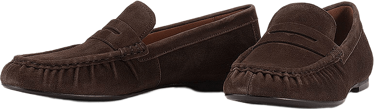 Aleya Shoes Loafer, från Vagabond Shoemakers, i färgen Coffee.