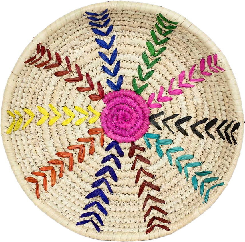 Palm flower brödkorg, multi, från A World of Craft, i färgen Natur.