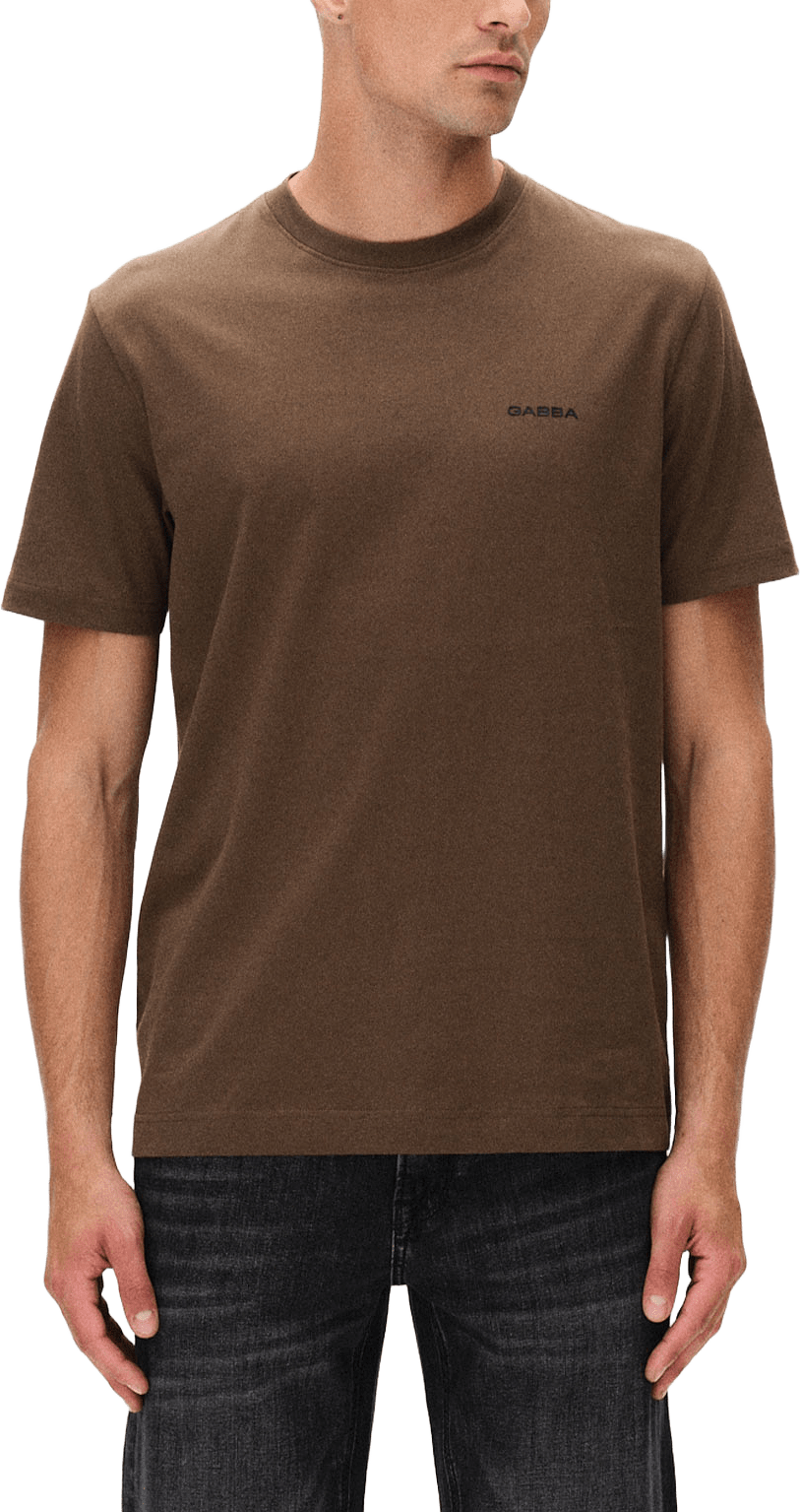 dune Logo SS GOTS T-shirt, från GABBA, i färgen Crocodile.