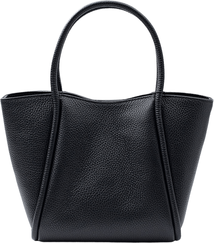 Handväska i mocka Florence M, från LaTalia, i färgen Svart.