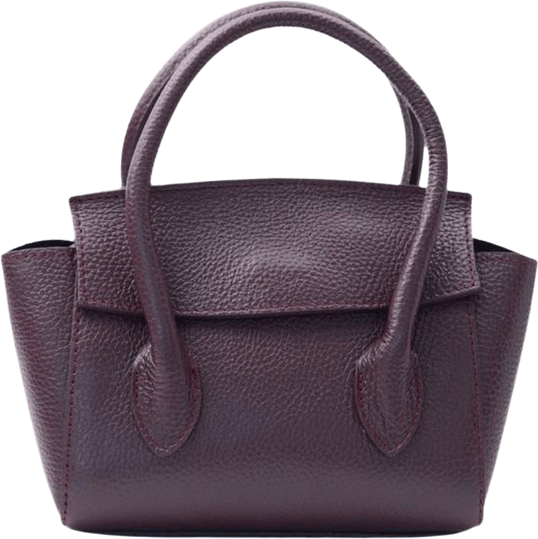 Handväska i läder Bari, från LaTalia, i färgen Bordeaux.