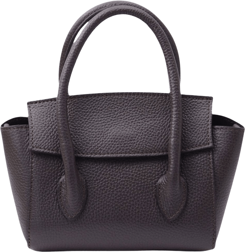 Handväska i läder Bari, från LaTalia, i färgen Mörkbrun.