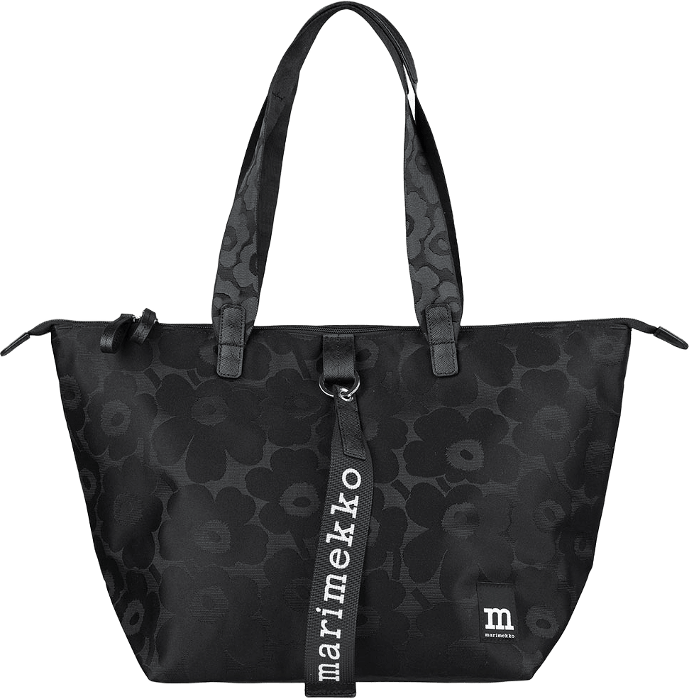 Tote M Unikko Shoulder-bag, från Marimekko, i färgen Black, Black.
