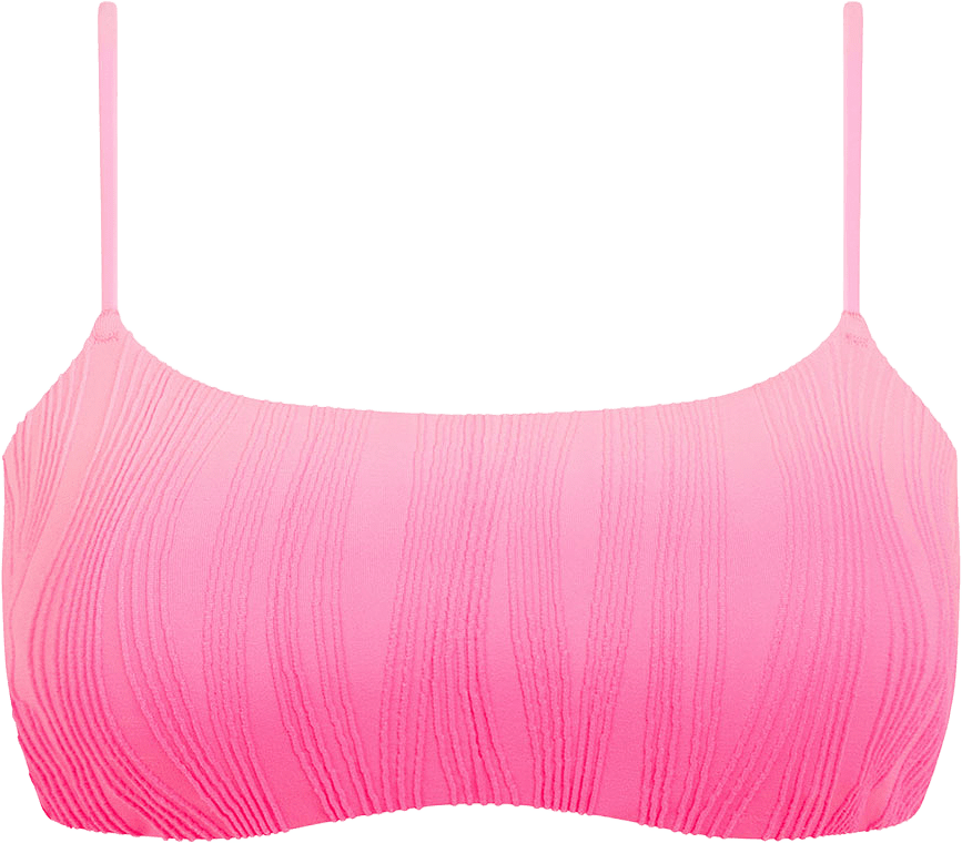 Swim one Wirefree t-shirt bra, från Chantelle, i färgen Bright Melon.