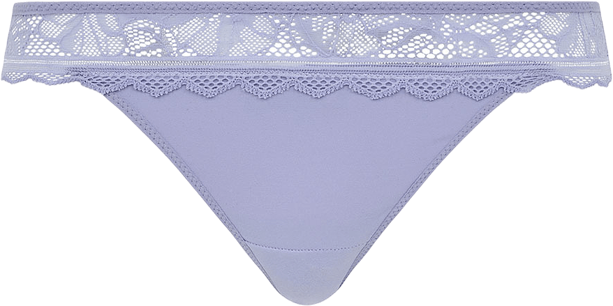 Floral Touch Tanga, från Chantelle, i färgen Thistle.