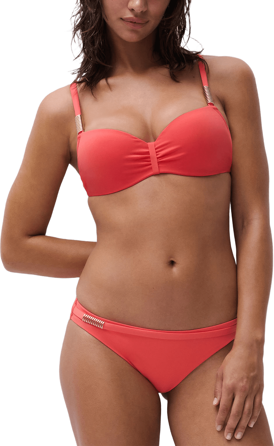 Icon Brief, från Chantelle, i färgen Bright Coral.