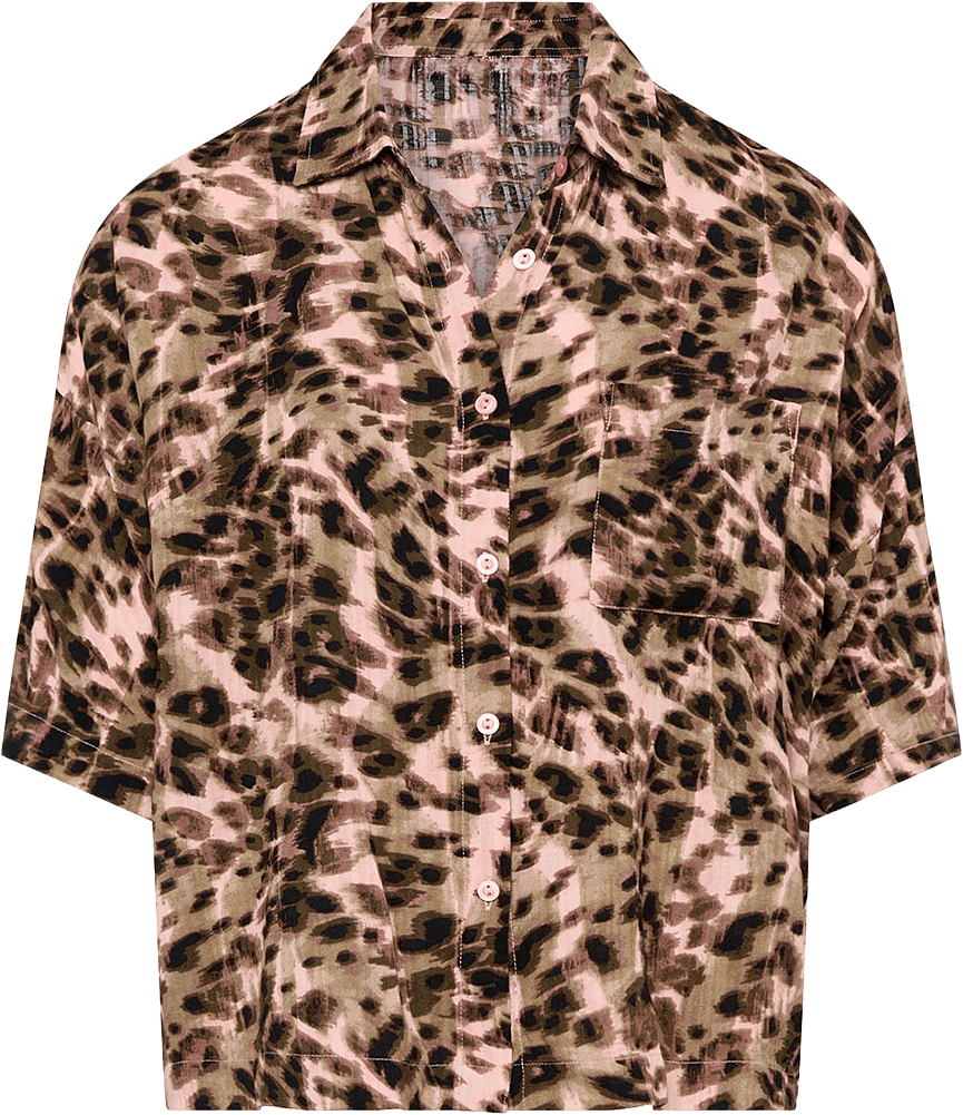 Layla Shirt, från FEMILET, i färgen Acorn Leo.