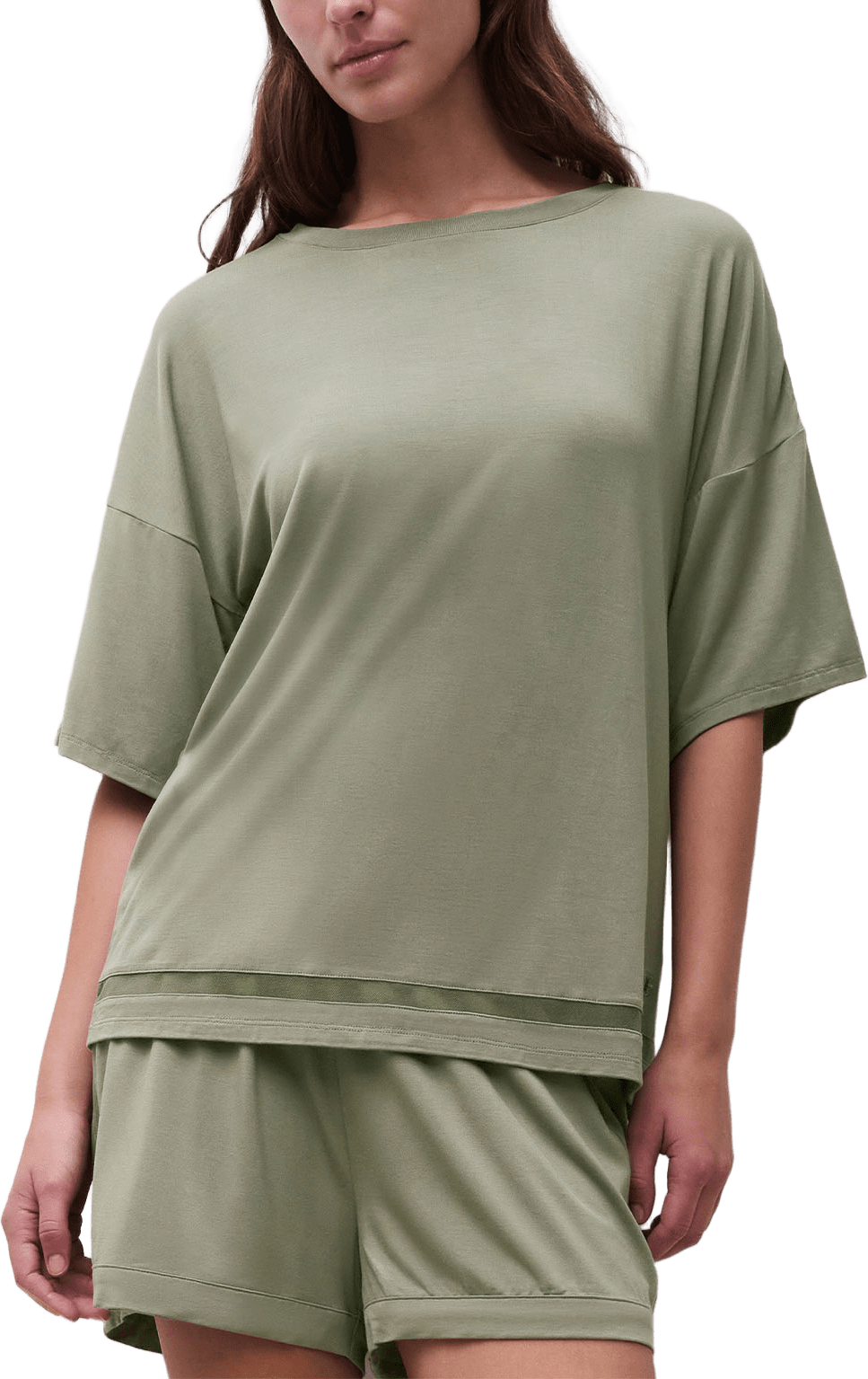 Joe T-shirt, från Chantelle, i färgen Green Qwartz.