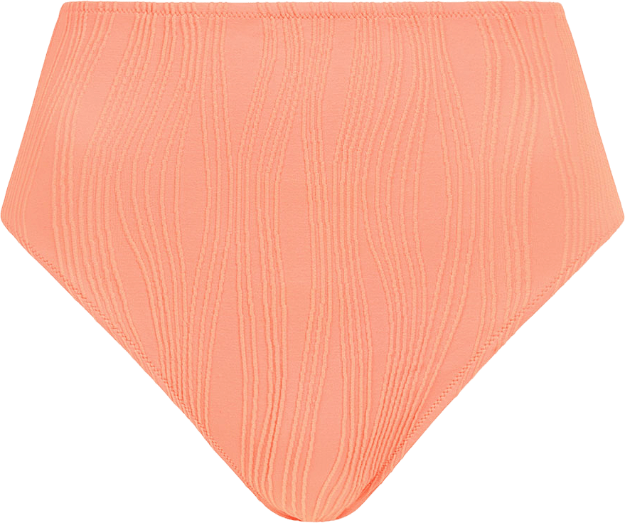 Swim one high waist brief, från Chantelle, i färgen Bright Melon.