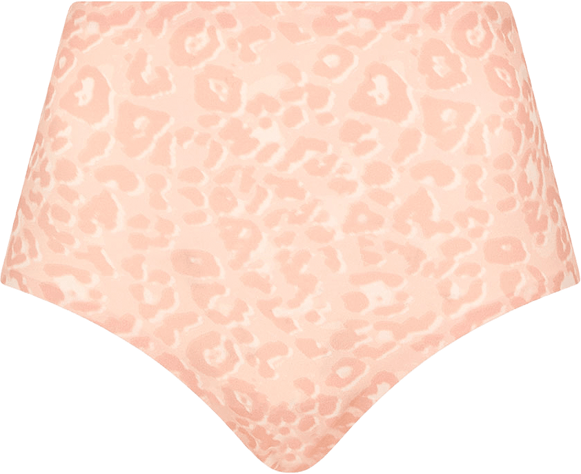 Sofstretch high-waisted brief, från Chantelle, i färgen Leo Blush.