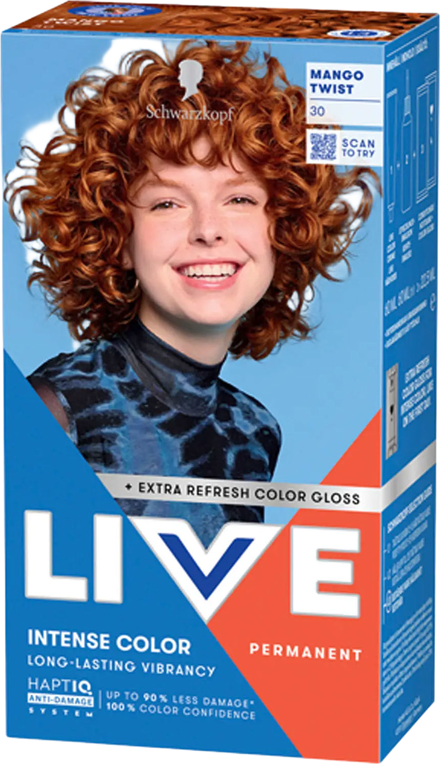 LIVE Intense Color, från Schwarzkopf, i färgen Mango Twist.