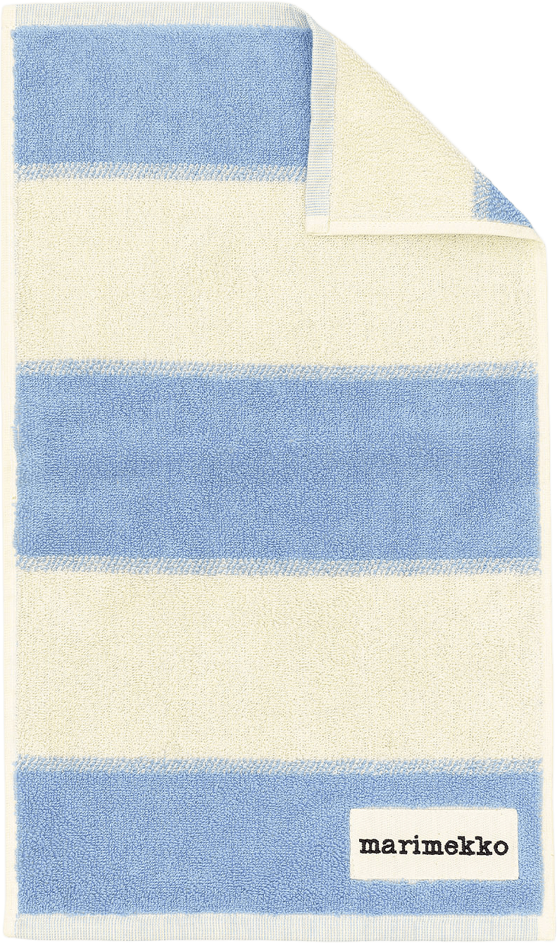 Galleria Guest Towel 30x50cm, från Marimekko, i färgen Lt.blue, Melon.