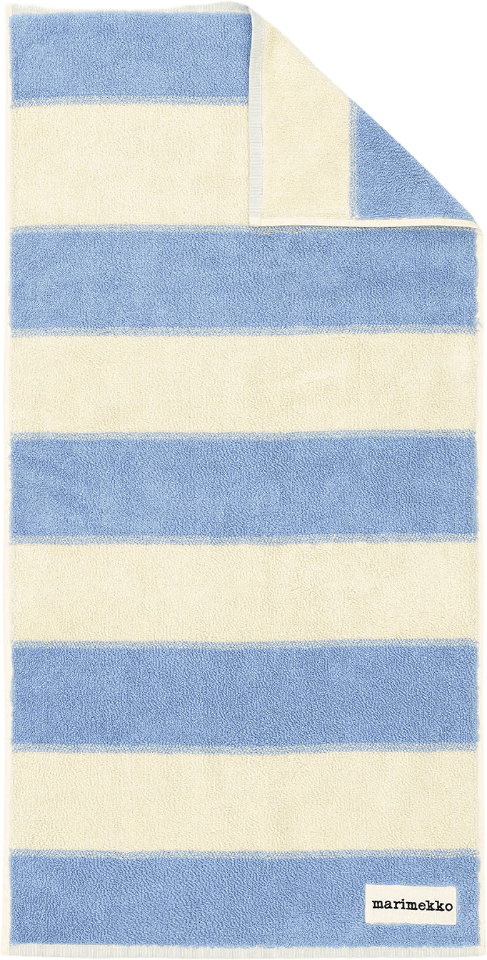 Galleria Hand Towel 50x100cm, från Marimekko, i färgen Lt.blue, Melon.