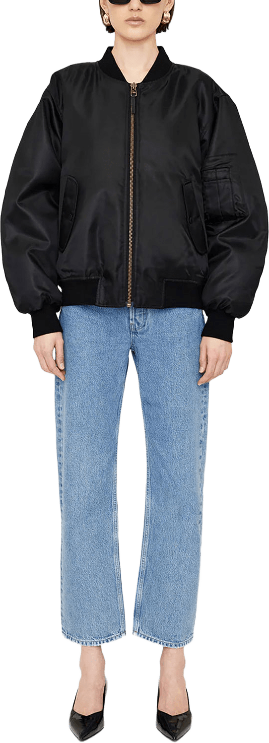 Leon Bomber, från Anine Bing, i färgen Black.