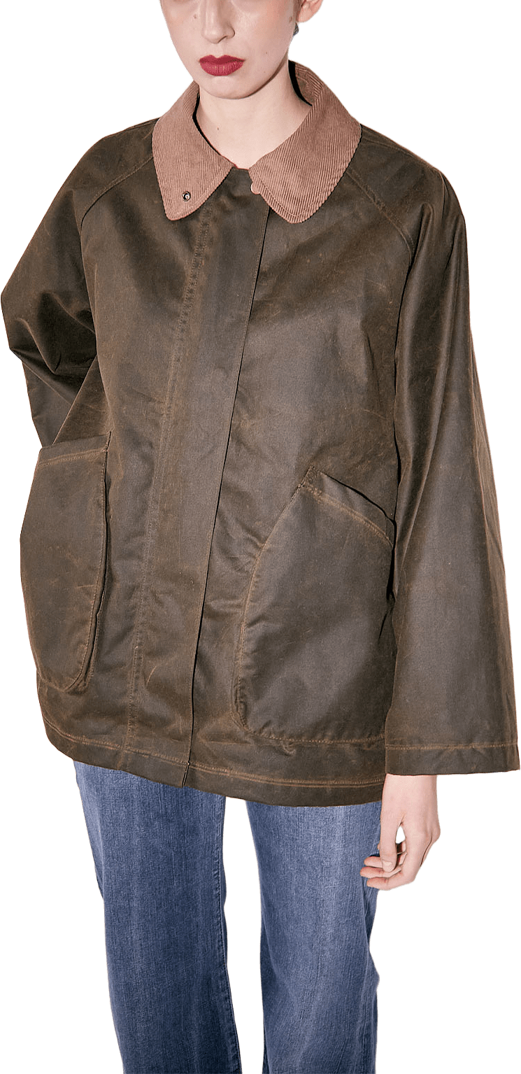 Davonna Jacka, från Brixtol Textiles, i färgen Light Olive.