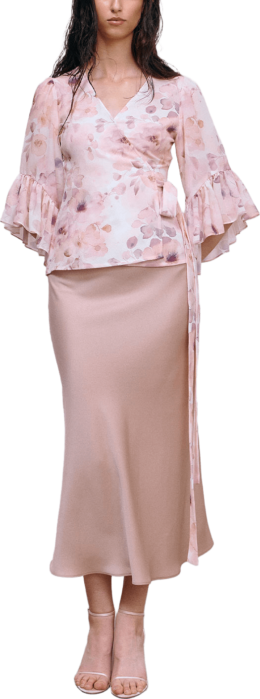 Hallie Blouse, från Ida Sjöstedt, i färgen Soft Floral.