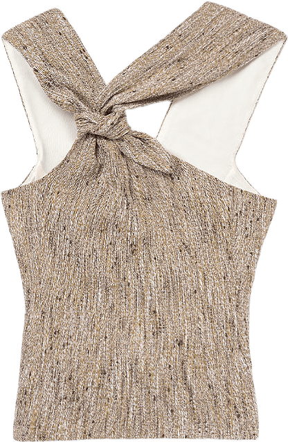 Flora Top, från SÉFR, i färgen Fine Summer Tweed.