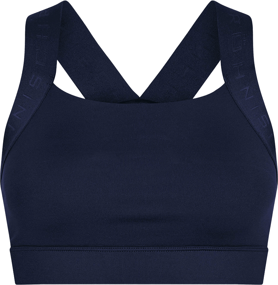 Kay Sports Bra, från Röhnisch, i färgen Indigo.