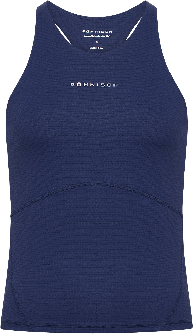 Jacquard Tank, från Röhnisch, i färgen Indigo.