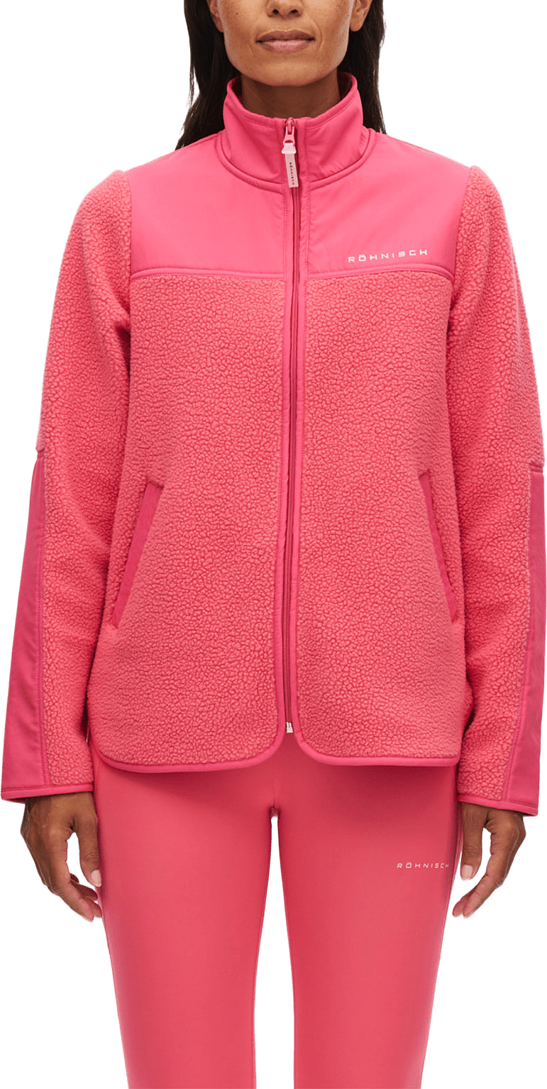 Phoebe Pile Jacket, från Röhnisch, i färgen Fruit Dove.