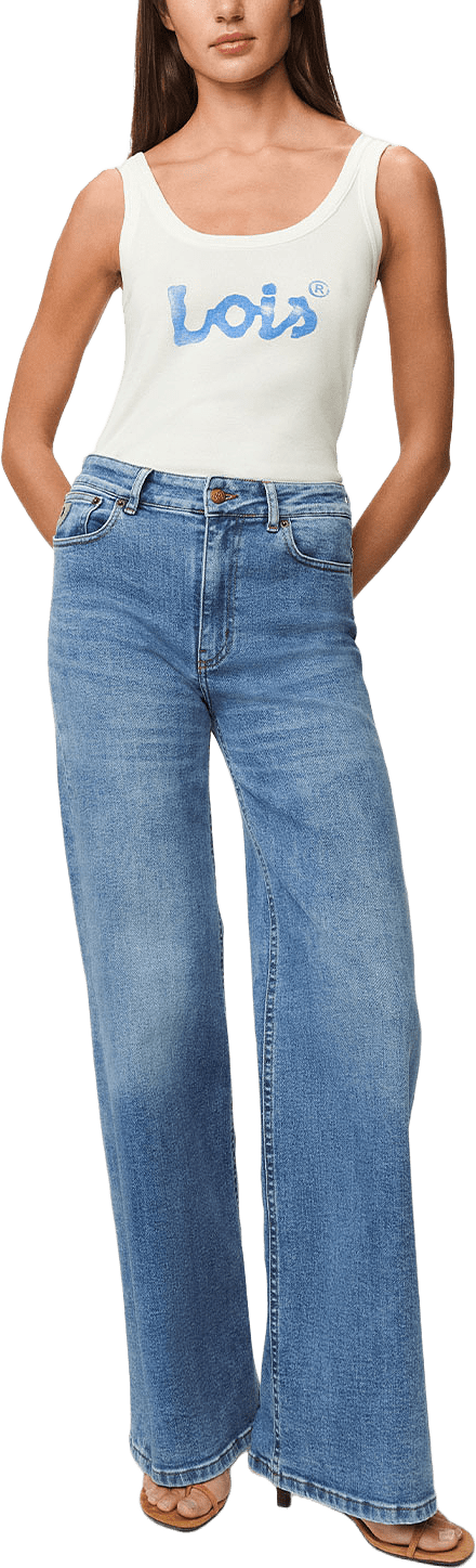 Palazzo mallow stone, från Lois Jeans, i färgen Mallow Stone.