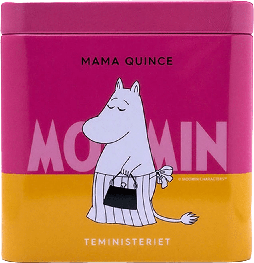 Moomin Mama Quince Tin, från Teministeriet, i färgen Rosa.