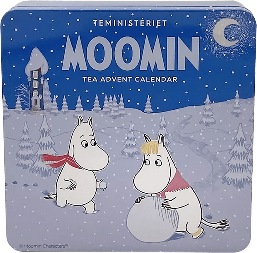 Adventskalender Moomin Löste, från Teministeriet, i färgen Blå.