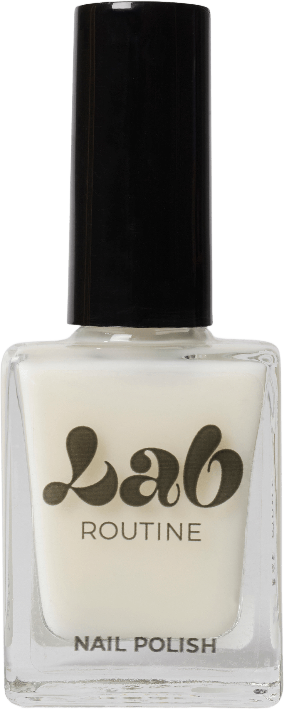 Nagellack, från Lab Routine, i färgen Milky Pearl.