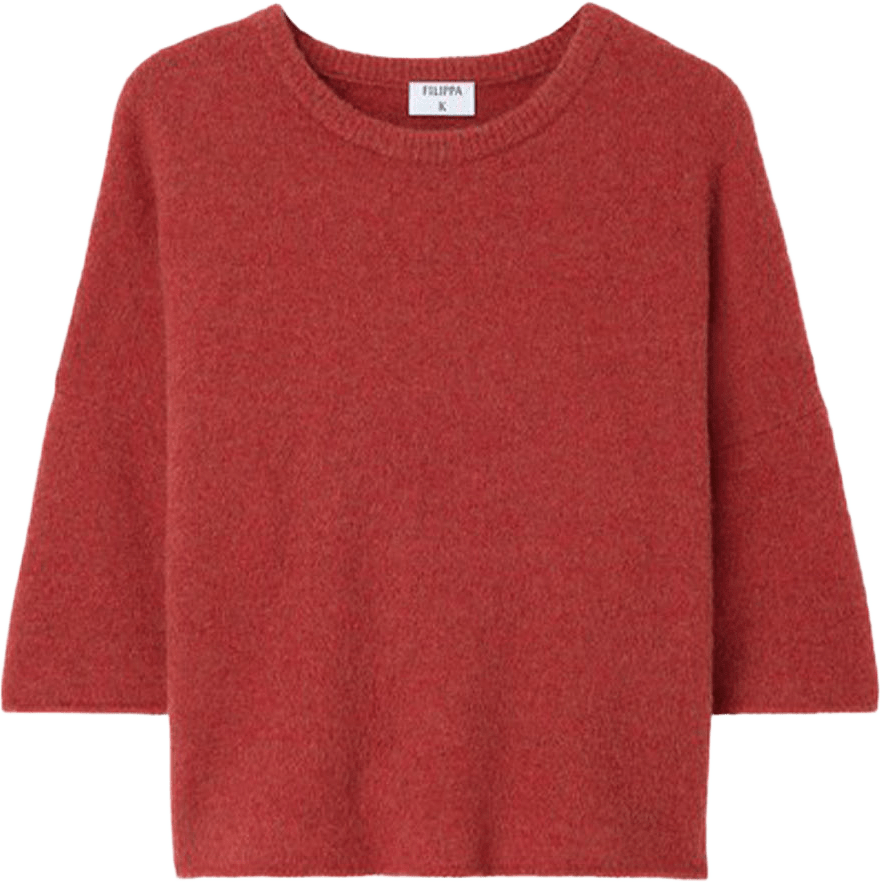Yak Tee, från Filippa K, i färgen Red Currant.