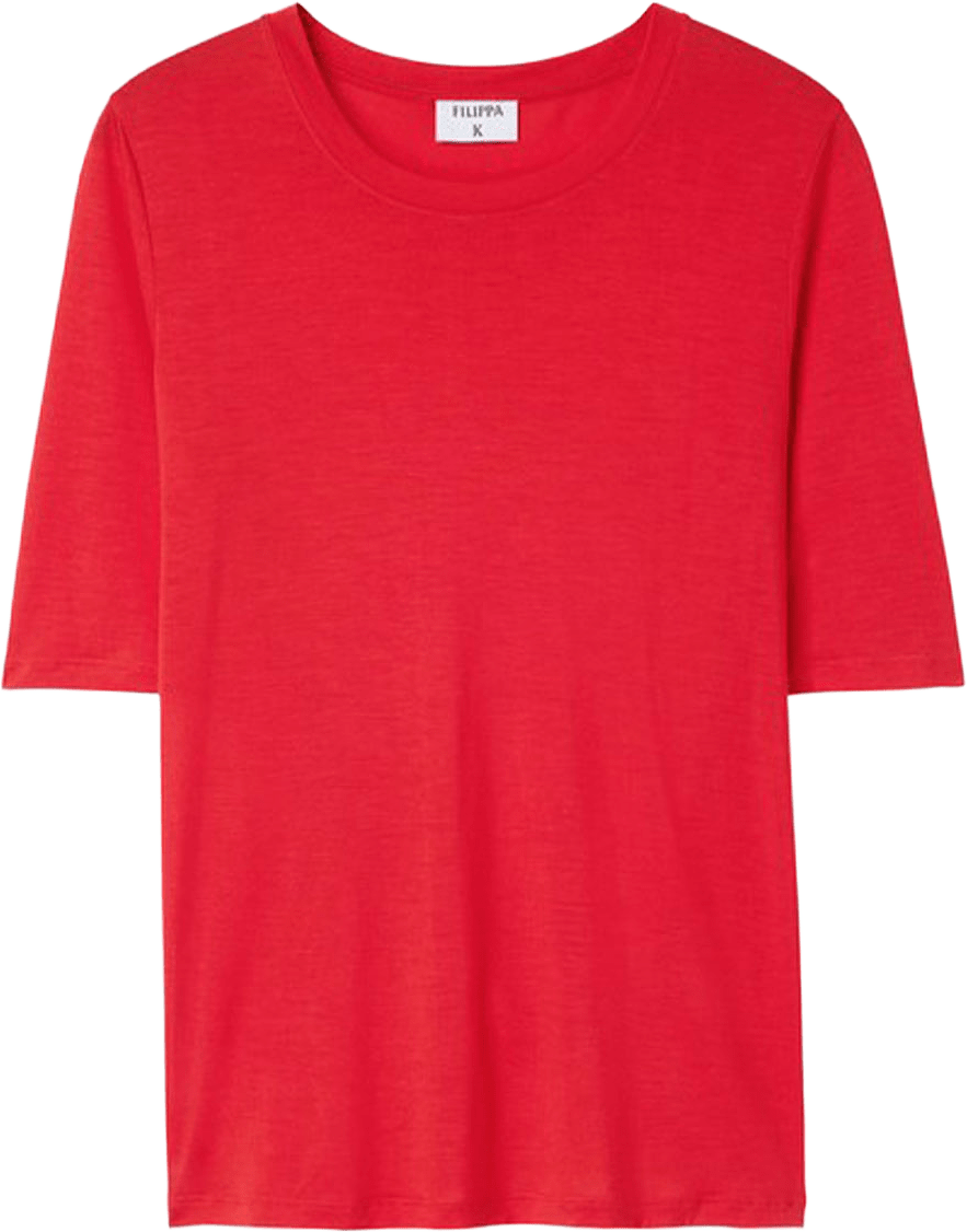 Elena Tee, från Filippa K, i färgen Bright Red.