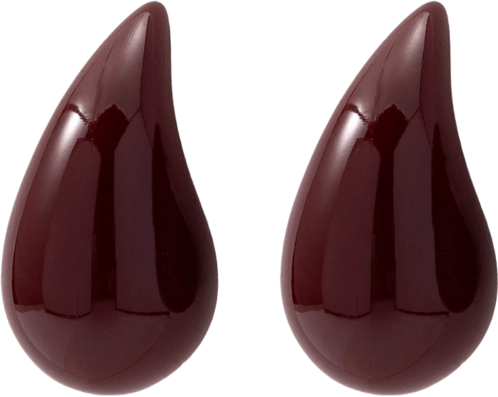 Örhängen LIVIA, från Appear, i färgen Bordeaux.