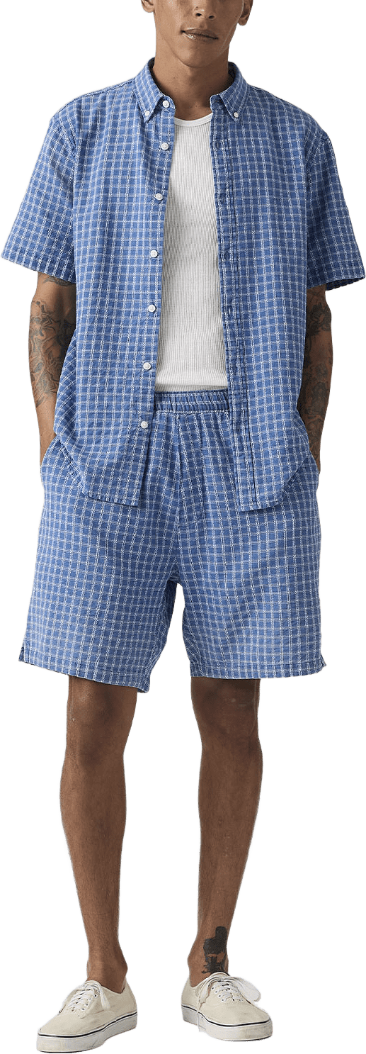 Boxer Shorts, från Levi's, i färgen Med Indigo - Flat Finish.