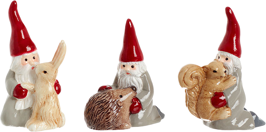 Tomten & Vännerna Minisar 3-set, från Cult Design, i färgen Multi.