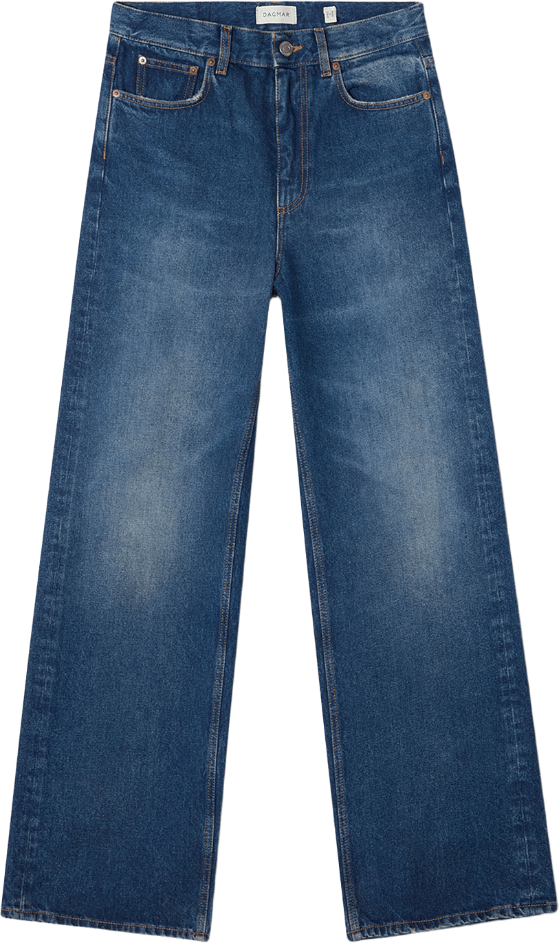 BAGGY FIT DENIM, från Dagmar, i färgen Vintage Blue.