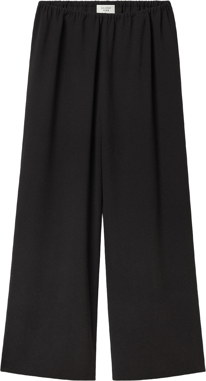 FLUID CREPE TROUSERS, från Dagmar, i färgen Black.
