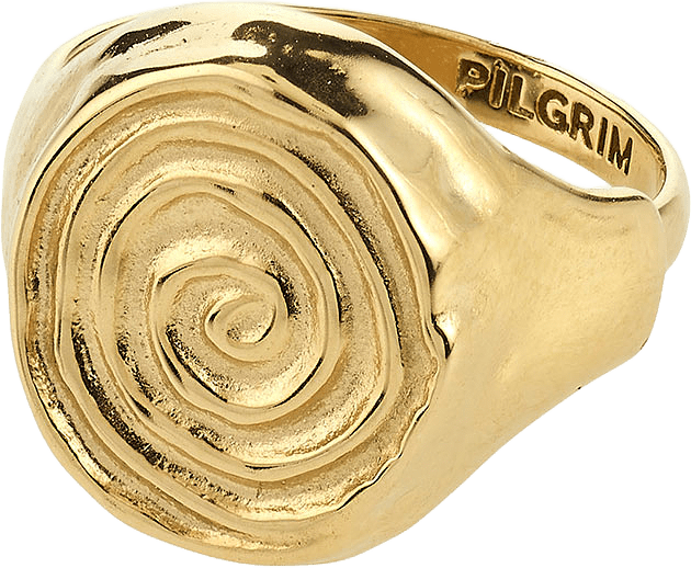 AIR ring gold-plated, från Pilgrim, i färgen Gold Plated.