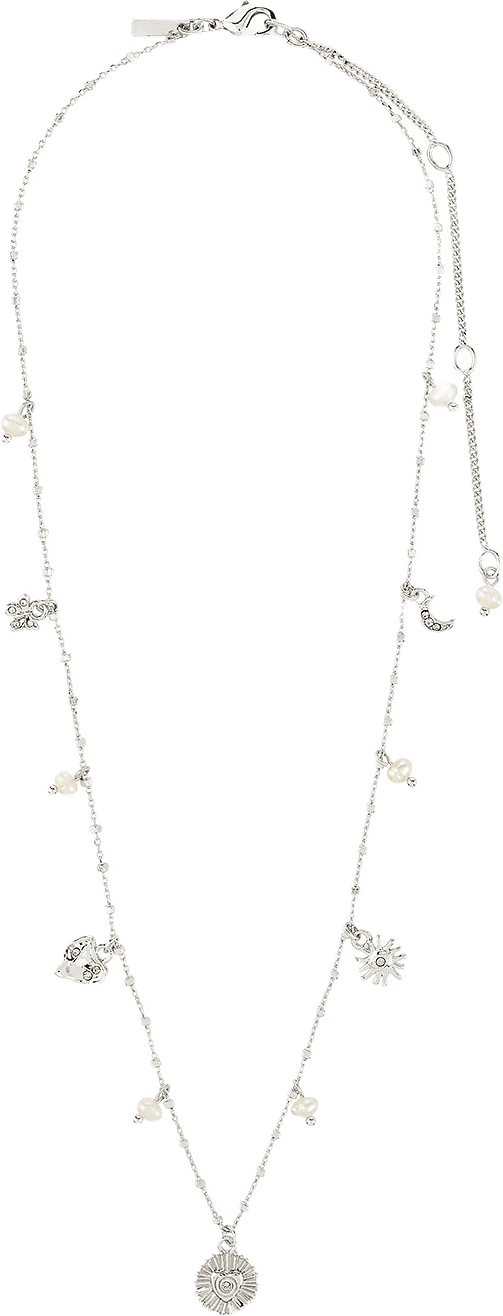 MYLAN necklace silver-plated, från Pilgrim, i färgen Silver Plated.