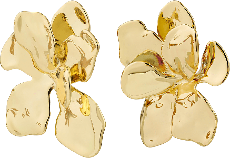 HALEN earrings gold-plated, från Pilgrim, i färgen Gold Plated.