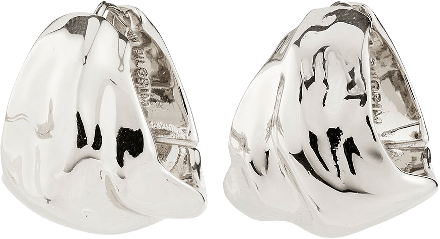 JOHNNIE earrings silver-plated, från Pilgrim, i färgen Silver Plated.