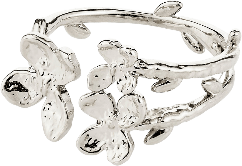 AJANI ring silver-plated, från Pilgrim, i färgen Silver Plated.