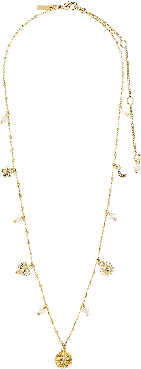 MYLAN necklace gold-plated, från Pilgrim, i färgen Gold Plated.